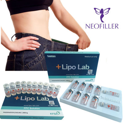 Lipo Lab 10ml محلول لیپولیز تزریق Ppc لاغری برای کاهش چربی