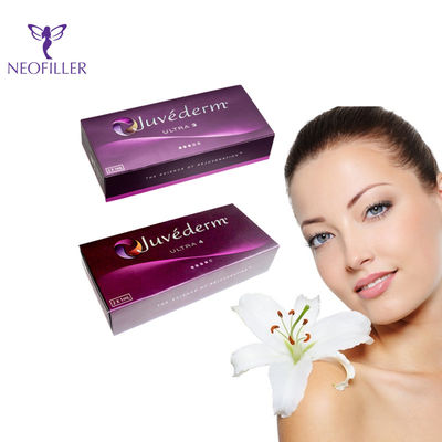 تزریق 2 میلی لیتر پرکننده چین و چروک هیالورونیک چانه Juvederm Transparent Juvederm Ultra 3