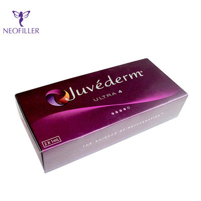تزریق 2 میلی لیتر پرکننده چین و چروک هیالورونیک چانه Juvederm Transparent Juvederm Ultra 3