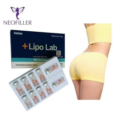 حل کننده چربی لیپولیتیک PPC Lipo Slim Injections برای دمای اتاق چانه