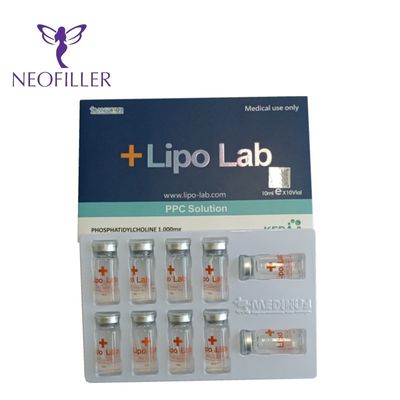 حل کننده چربی لیپولیتیک PPC Lipo Slim Injections برای دمای اتاق چانه