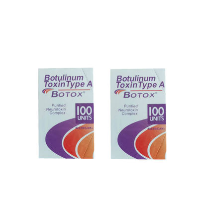 بوتاکس صورت یخ زده ضد چروک FDA 100iu برای تزریق سم بوتولینوم برای چین و چروک سینه