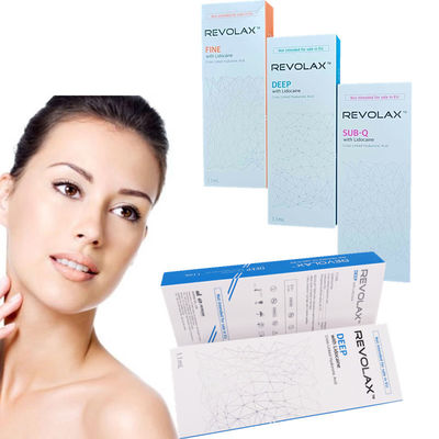 1.1 میلی لیتر پرکننده پوستی Revolax Fine Lips فیلرهای چین و چروک صورت با اسید هیالورونیک