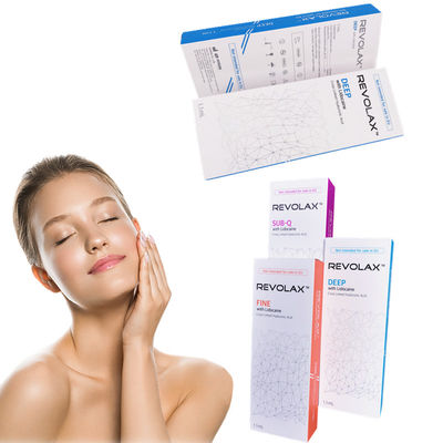 1.1 میلی لیتر پرکننده پوستی Revolax Fine Lips فیلرهای چین و چروک صورت با اسید هیالورونیک