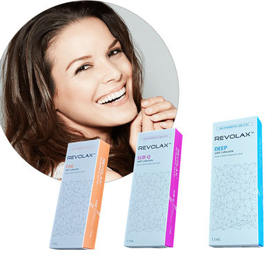 1.1 میلی لیتر 24 میلی گرم / میلی لیتر Revolax Dermal Filler Fine Anti Age Hyaluronic Acid تزریقی