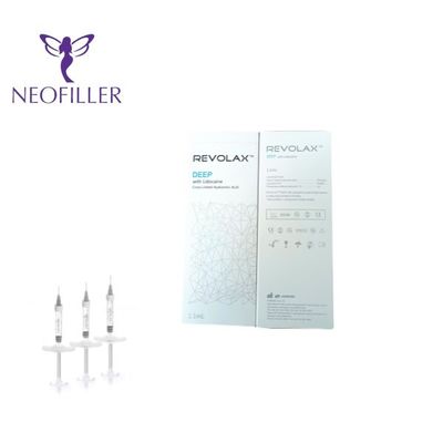 رفع چین و چروک 1.1 میلی لیتر / جعبه پرکننده پوستی Revolax تزریق اسید هیدرولیک عمیق برای صورت