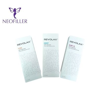 رفع چین و چروک 1.1 میلی لیتر / جعبه پرکننده پوستی Revolax تزریق اسید هیدرولیک عمیق برای صورت