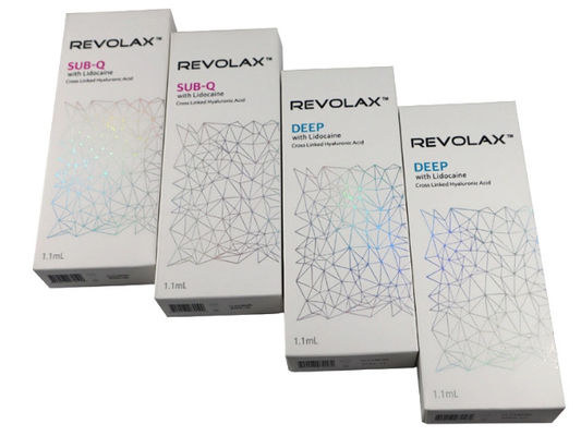چروک های عمیق گردن Revolax Hyaluronic Acid کره ای پرکننده پوست برای خطوط پیشانی
