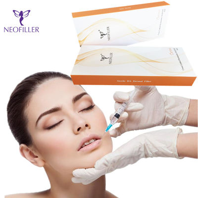 رفع چین و چروک پرکننده های پوستی مبتنی بر اسید هیالورونیک 1 میلی لیتر پرکننده لب هیالورونیک اسید