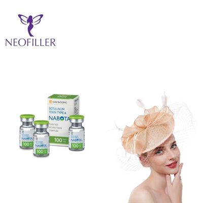 نوع A 100u Toxina Botulinica Nabota کره بوتاکس برای از بین بردن چین و چروک