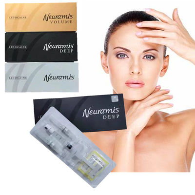 چروک پاک کننده هیالورونیک اسید برای خطوط گردن پرکننده حجم دهنده عمیق Neuramis برای لب ها
