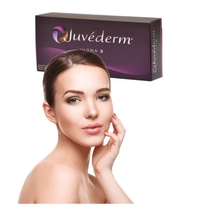 پرکننده پوست چانه Juvederm Lip Injections ژل شفاف پرکننده پوستی برای سینه ها