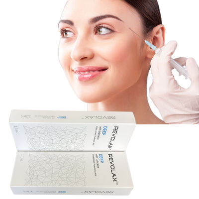 کره 1.1 میلی لیتر Revolax Hyaluronic Acid تزریقی پرکننده Ha برای قلم هیالورون