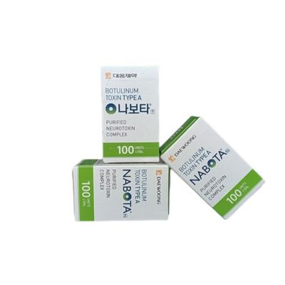 بوتولینوم NABOTA تزریقی ضد چروک 100 واحد نابوتا بوتاکس مورد تایید FDA