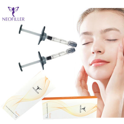 سرنگ 1 میلی لیتری 2 میلی لیتری هیالورونیک اسید قابل تزریق با ماندگاری طولانی برای چین و چروک های عمیق
