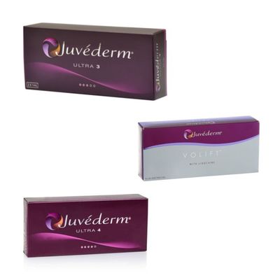 تزریق پرکننده پوستی Ultra3 Ultra4 Juvederm Voluma برای چین و چروک های عمیق