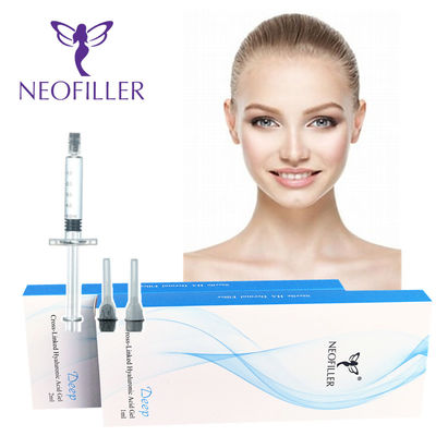شیرینی استریل اسید هیالورونیک پرکننده پوست 24mg/ml غلظت تزریق هیپودرمک