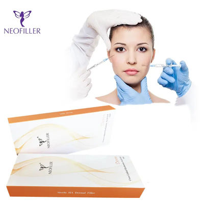 عمق تزریق شفاف اسید هیالورونیک پرکننده پوست 1ml 2ml 10ml 20ml