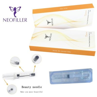 24mg/ml Cross Linked Transparent Hyaluronic Acid Dermal Filler برای تزریق در صورت