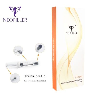 24mg/ml Cross Linked Transparent Hyaluronic Acid Dermal Filler برای تزریق در صورت