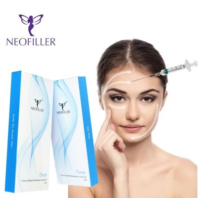 24mg/ml Natural Hyaluronic Acid Dermal Filler برای تزریق زیر پوست