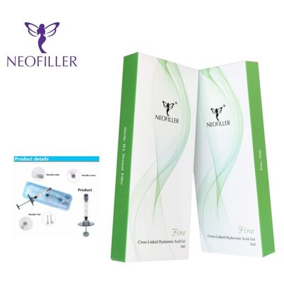 Neofiller 24mg/ml فیلر شفاف اسید هیالورونیک برای تزریق صورت