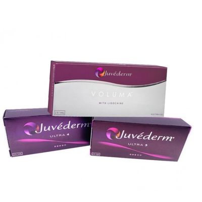 Juvederm Ultra 3 Ultra 4 حجم تزریق فیلر صورت 2* 1ml برای پیچ بینی