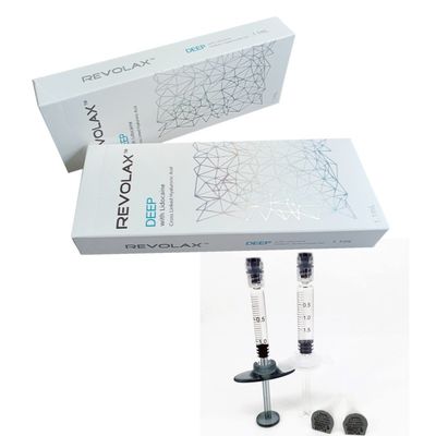 Revolax 1.1ml فیلر پوستی هیالورونیک اسید Fine Deep Subq برای صاف کردن و پر کردن
