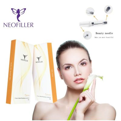 1 میلی لیتر 2 میلی لیتر Neofiller HA پرکننده پوستی برای رفع صورت و درمان چین و چروک 9 تا 12 ماه