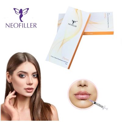 Neofiller 1ml 2ml Face Nose Lip Enlargement Hyaluronic Dermal Filler 24mg/Ml از مواد پر کننده پوست های هیالورونیک استفاده می شود