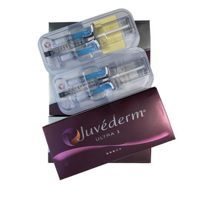 ژل پرکننده پوست اسید هیالورونیک Juvederm لب ها گونه های جوانسازی فرمول تقویت کننده