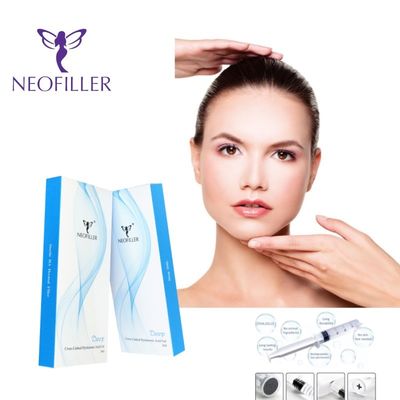 پرکننده پوستی هیالورونیک اسید کاهش دهنده چروک موثر ژل تزریقی شفاف افزایش دهنده دمای صورت
