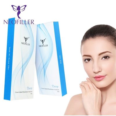 مواد پر کننده پوست بسیار موثر 24mg/ml اسید هیالورونیک 9-12 ماه طول عمر نگهداری در دمای اتاق