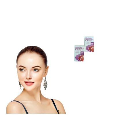 بوتاکس ضد چین و چروک 100 یو/ شیشۀ تزریقی ایالات متحده آمریکا کشور منشأ برای کاهش موثر چین و چروک