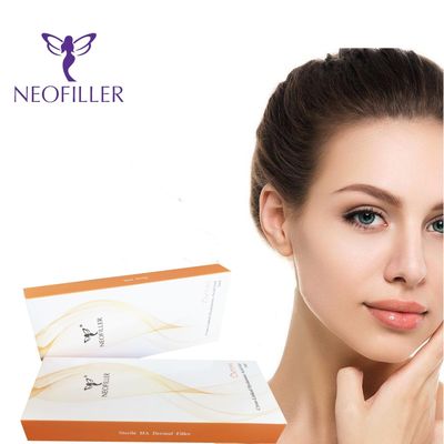 24mg-ml 2ml سرنج پوست اسید هیالورونیک پرکننده پوست ژل تزریقی تقویت جوان سازی صورت