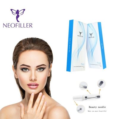 پرکننده پوست اسید هیالورونیک متقاطع 1ml-20ml ژل تزریقی کاهش چین و چروک صورت