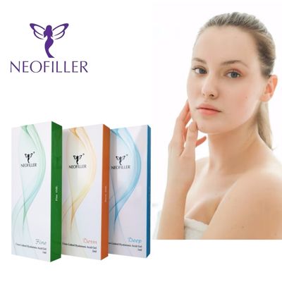 پرکننده پوستی اسید هیالورونیک دارای گواهینامه CE 10ml 20ml ژل تزریقی