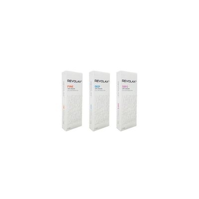 پرکننده پوستی هیالورونیک اسید Revolax، پرکننده کاهش دهنده چین و چروک، راه حل ایده آل برای پوست صاف و جوان و درمان های جوانسازی صورت
