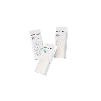 پرکننده پوستی هیالورونیک اسید Revolax، پرکننده کاهش دهنده چین و چروک، راه حل ایده آل برای پوست صاف و جوان و درمان های جوانسازی صورت