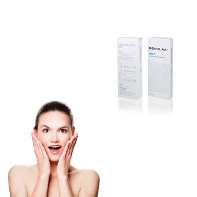 پرکننده پوستی هیالورونیک اسید Revolax، پرکننده کاهش دهنده چین و چروک، راه حل ایده آل برای پوست صاف و جوان و درمان های جوانسازی صورت
