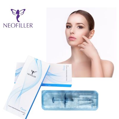 Neofiller Cross-Linked 2ml Hyaluronic Acid Filler Dermal Deep Line Contour Nose Gel تزریق شده برای افزایش زیبایی صورت
