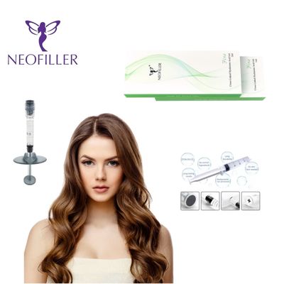 ژل تزریقی پرکننده پوستی هیالورونیک اسید ذخیره در دمای اتاق تقویت کننده ظاهر جوانی صورت با ماندگاری طولانی