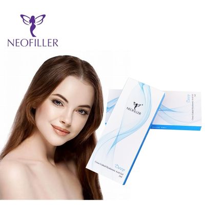 Neofiller عمیق 24mg-ml اسید هیالورونیک پرکننده پوست ژل تزریقی 9-12 ماه طول عمر تزریق هیپودرمک