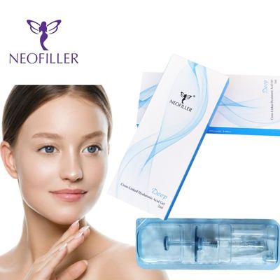 Neofiller عمیق 24mg-ml اسید هیالورونیک پرکننده پوست ژل تزریقی 9-12 ماه طول عمر تزریق هیپودرمک