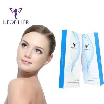 Neofiller عمیق 24mg-ml اسید هیالورونیک پرکننده پوست ژل تزریقی 9-12 ماه طول عمر تزریق هیپودرمک