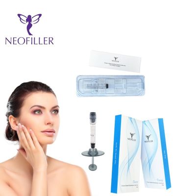 Neofiller 24mg-ml Hyaluronic Acid Dermal Filler Cross-linked Injectable Gel 9-12 ماه فرمول طول عمر
