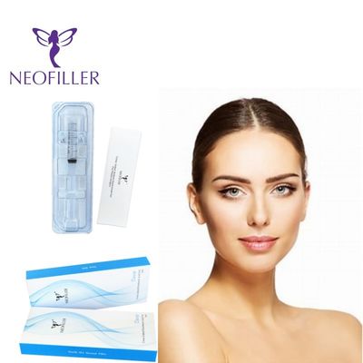 Neofiller 24mg-ml Hyaluronic Acid Dermal Filler Cross-linked Injectable Gel 9-12 ماه فرمول طول عمر