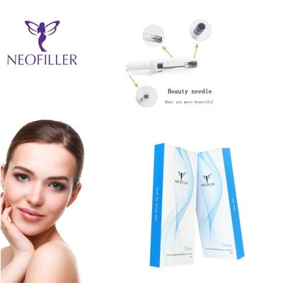 Neofiller 24mg-ml Hyaluronic Acid Dermal Filler Cross-linked Injectable Gel 9-12 ماه فرمول طول عمر