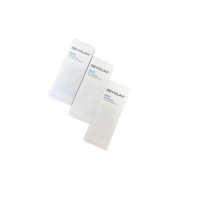 فیلر پوستی Revolax با هیالورونیک اسید با ماندگاری ۶ تا ۱۲ ماه و عمر مفید ۲ ساله در بسته بندی سرنگ