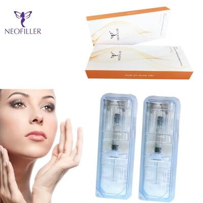 Neofiller Youthful Glow Hyaluronic Acid Filler Dermal Filler با 24mg/ml غلظت برای 9 تا 12 ماه طول عمر از طریق تزریق هیپودرمک